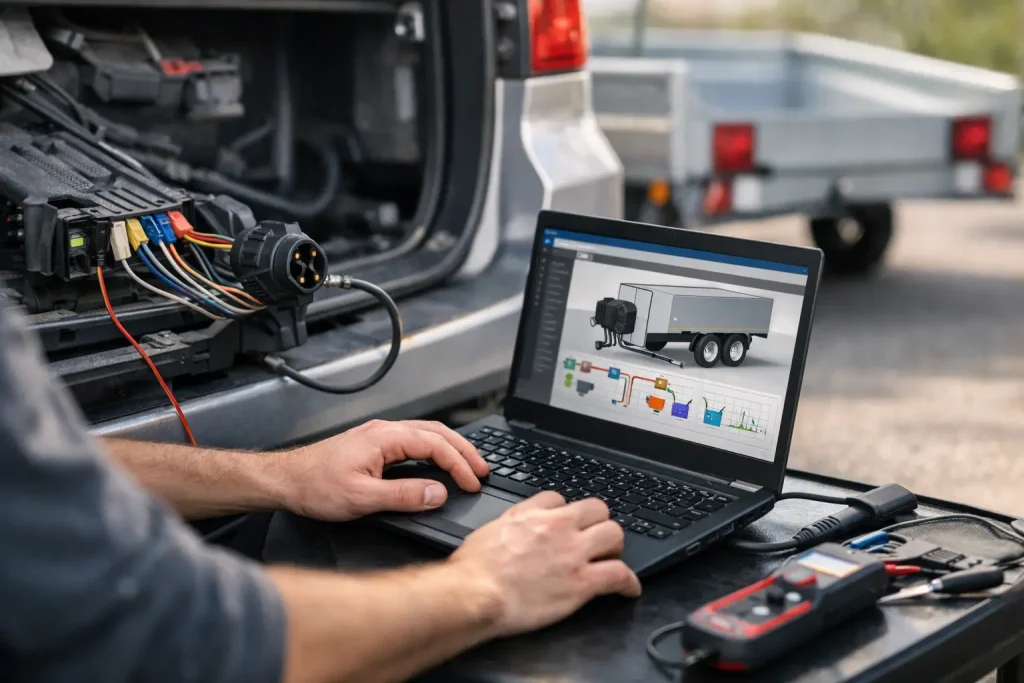 Kodiranje modula prikolice bez grešaka